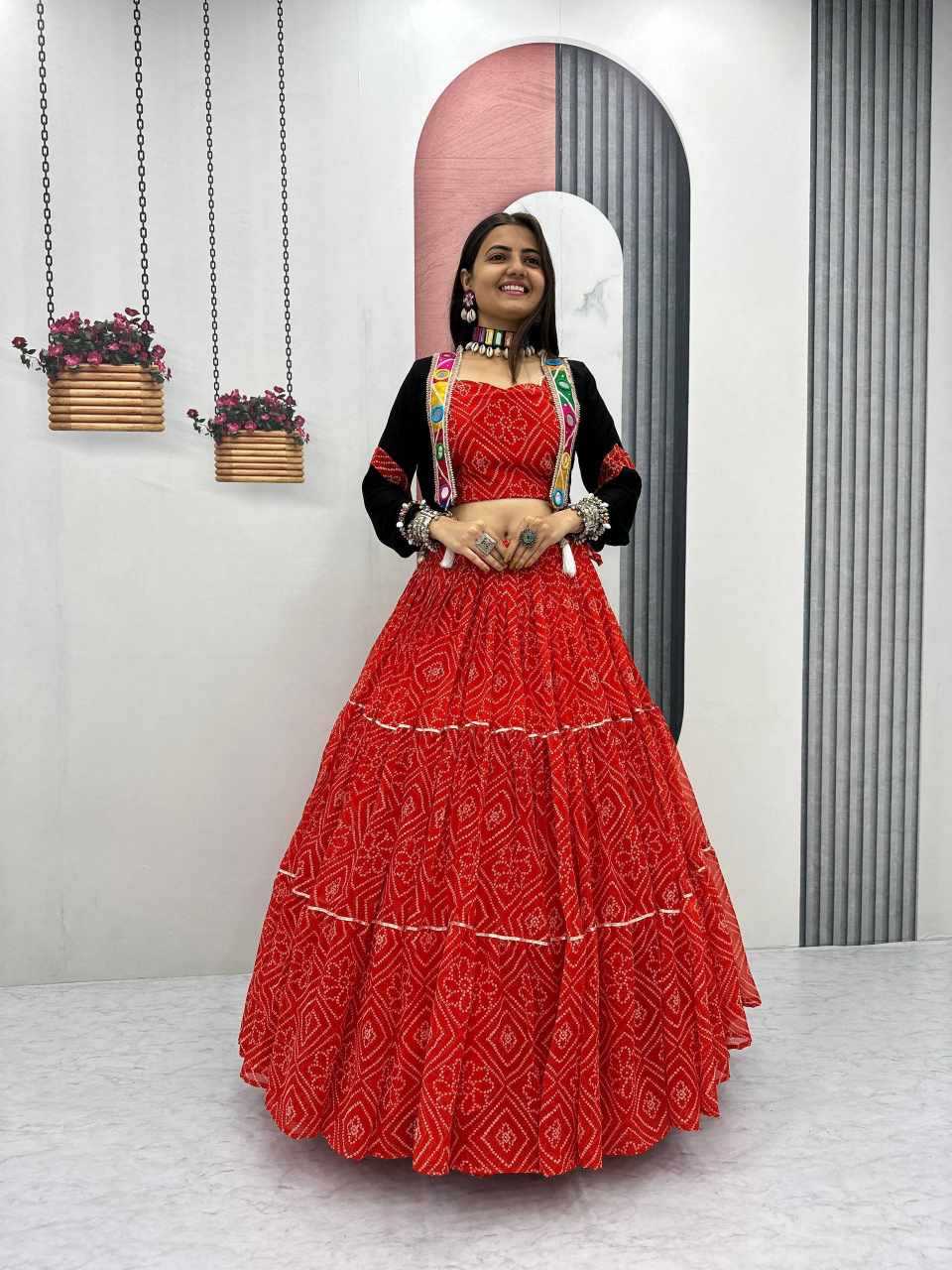 Georgette Designer Lehenga