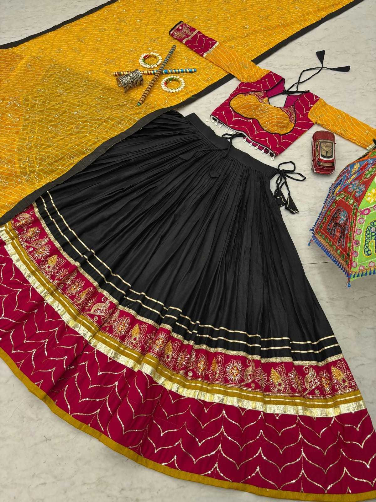 Cotton Embroidered Lehenga