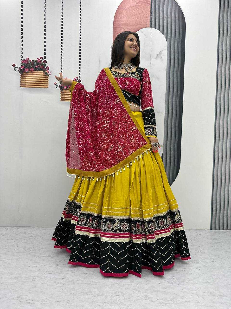Reyon Cotton Traditional Lehenga