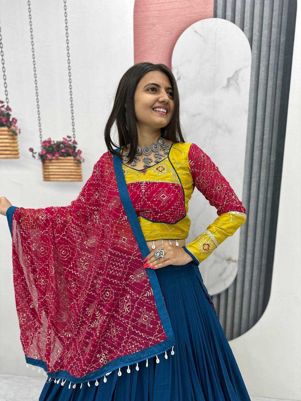 Reyon Cotton Traditional Lehenga