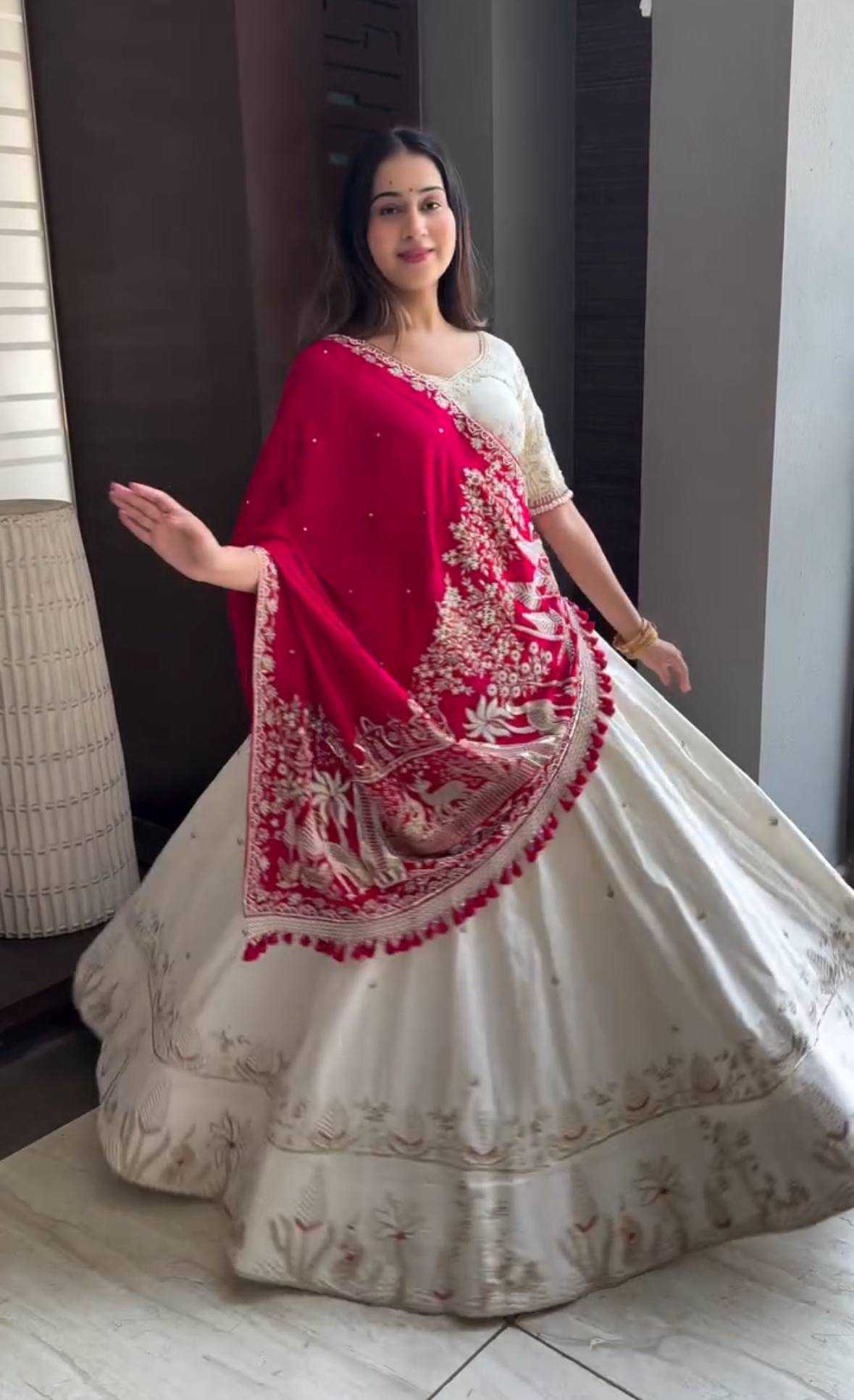Vichitra Silk Lehenga
