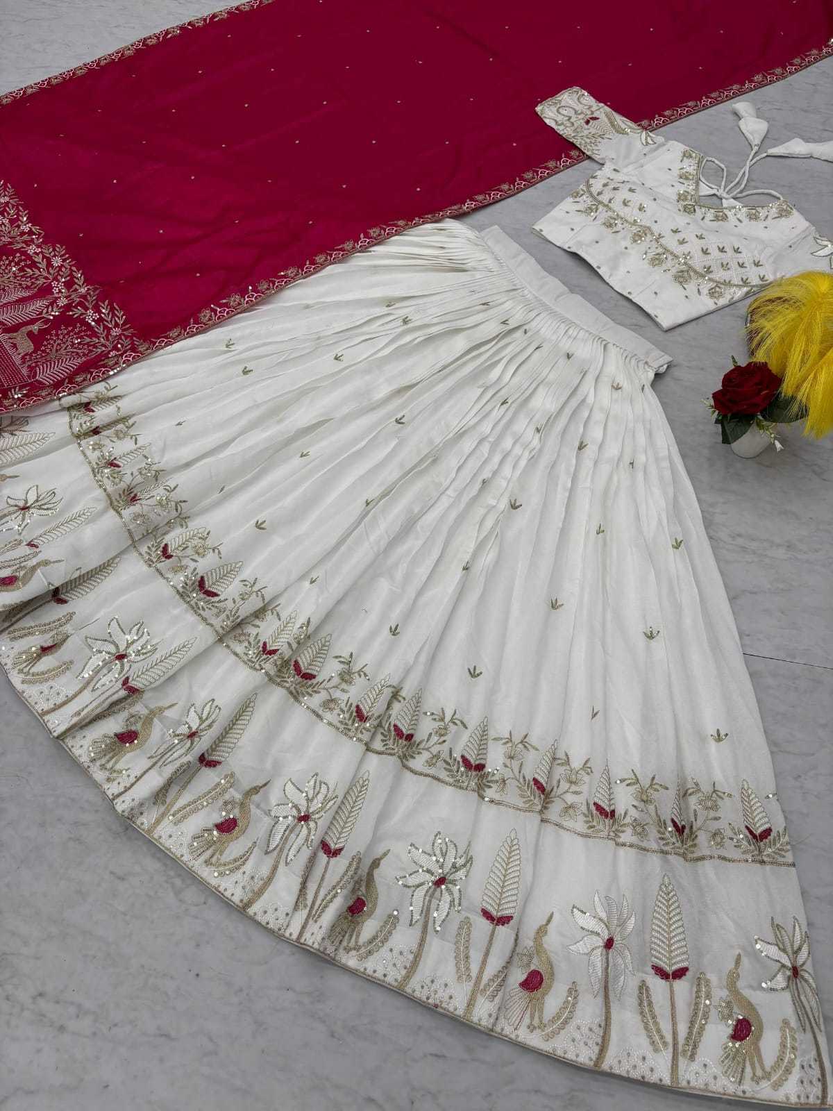 Vichitra Silk Lehenga