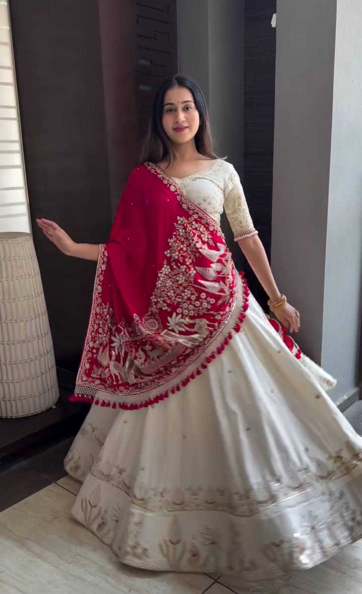 Vichitra Silk Lehenga