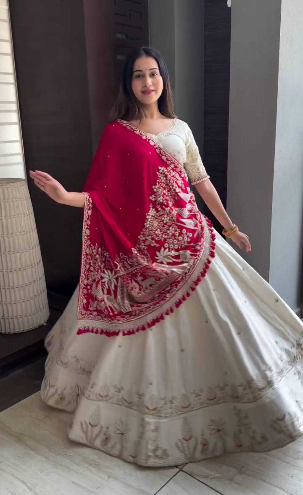 Vichitra Silk Lehenga