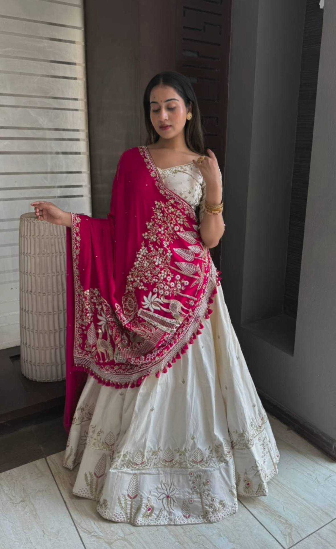 Vichitra Silk Lehenga