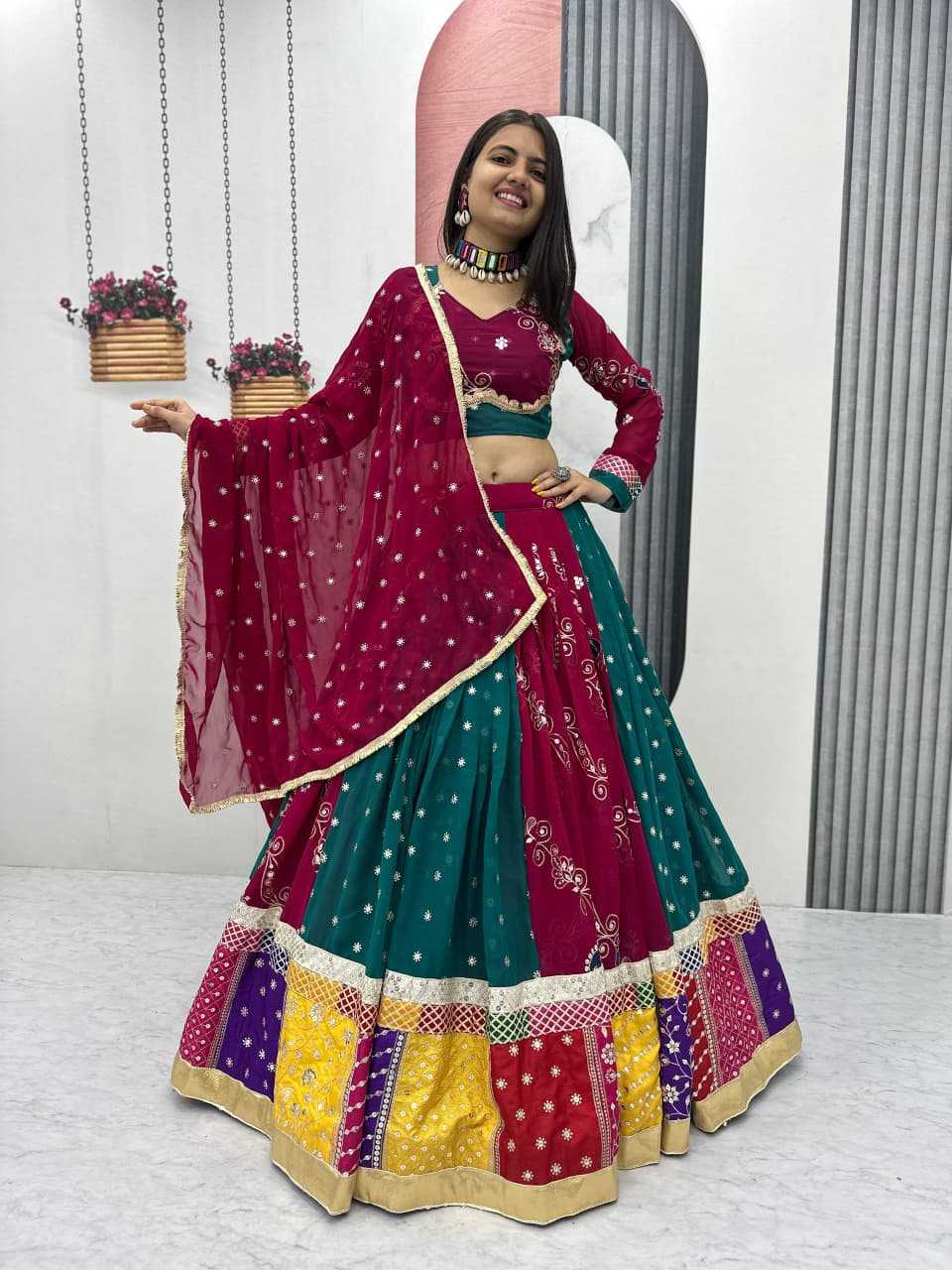 Faux Georgette Chaniya Choli