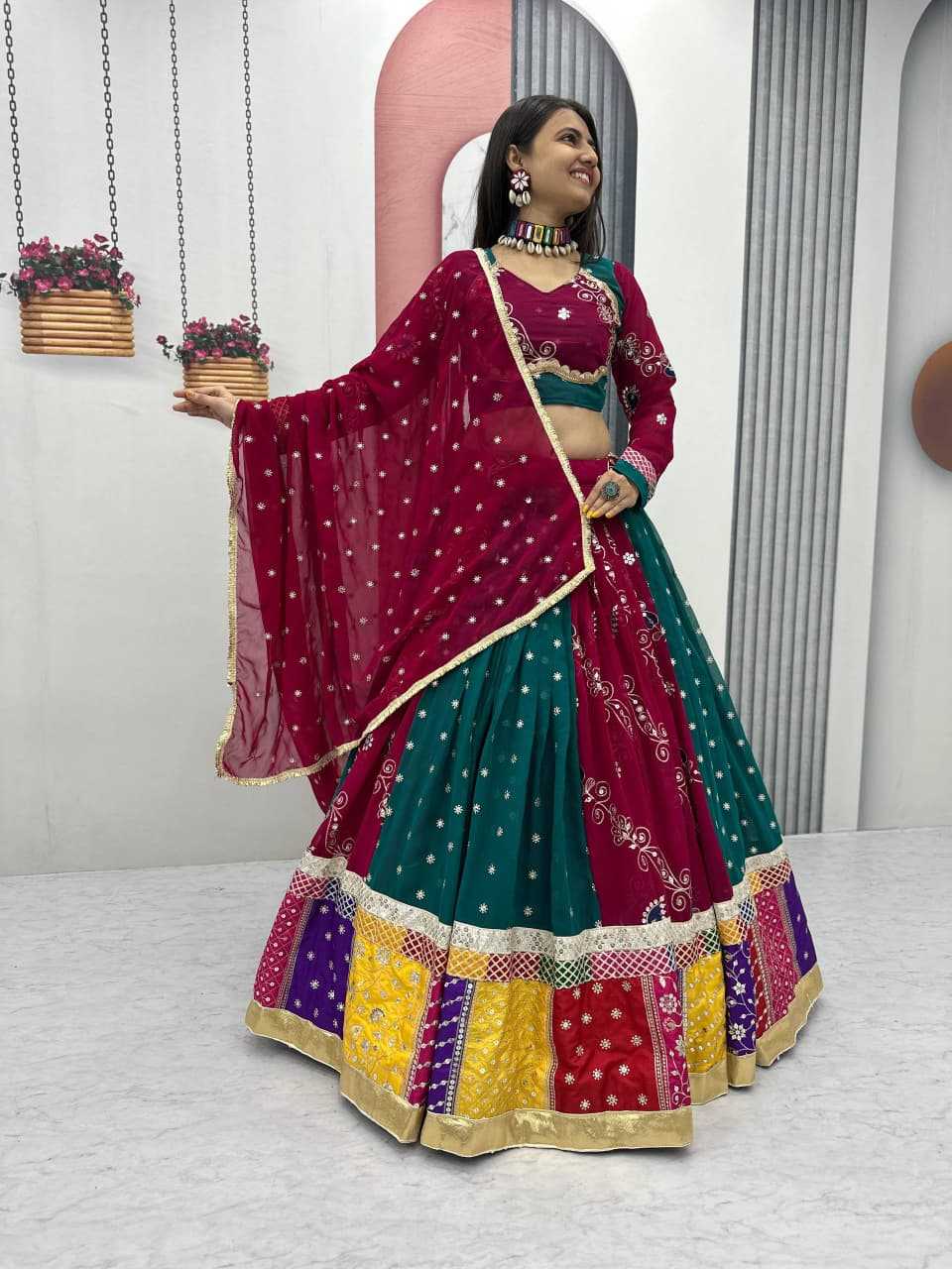 Faux Georgette Chaniya Choli