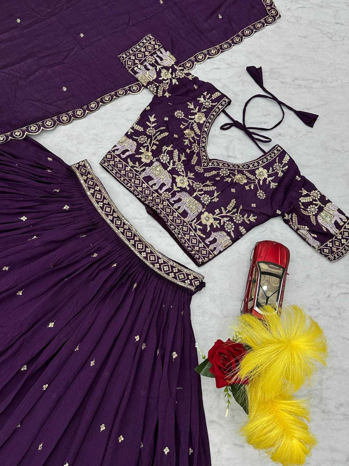 Vichitra Silk Lehenga