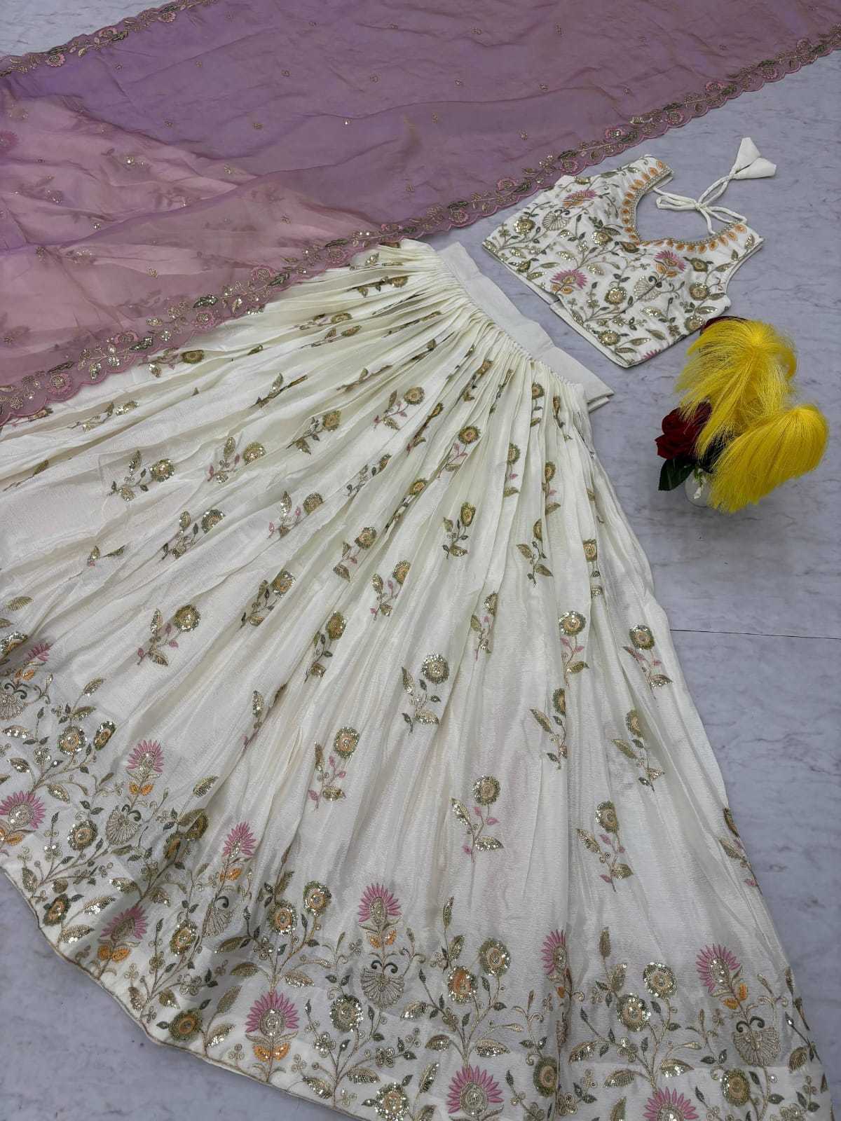 Chinon Embroidered Lehenga