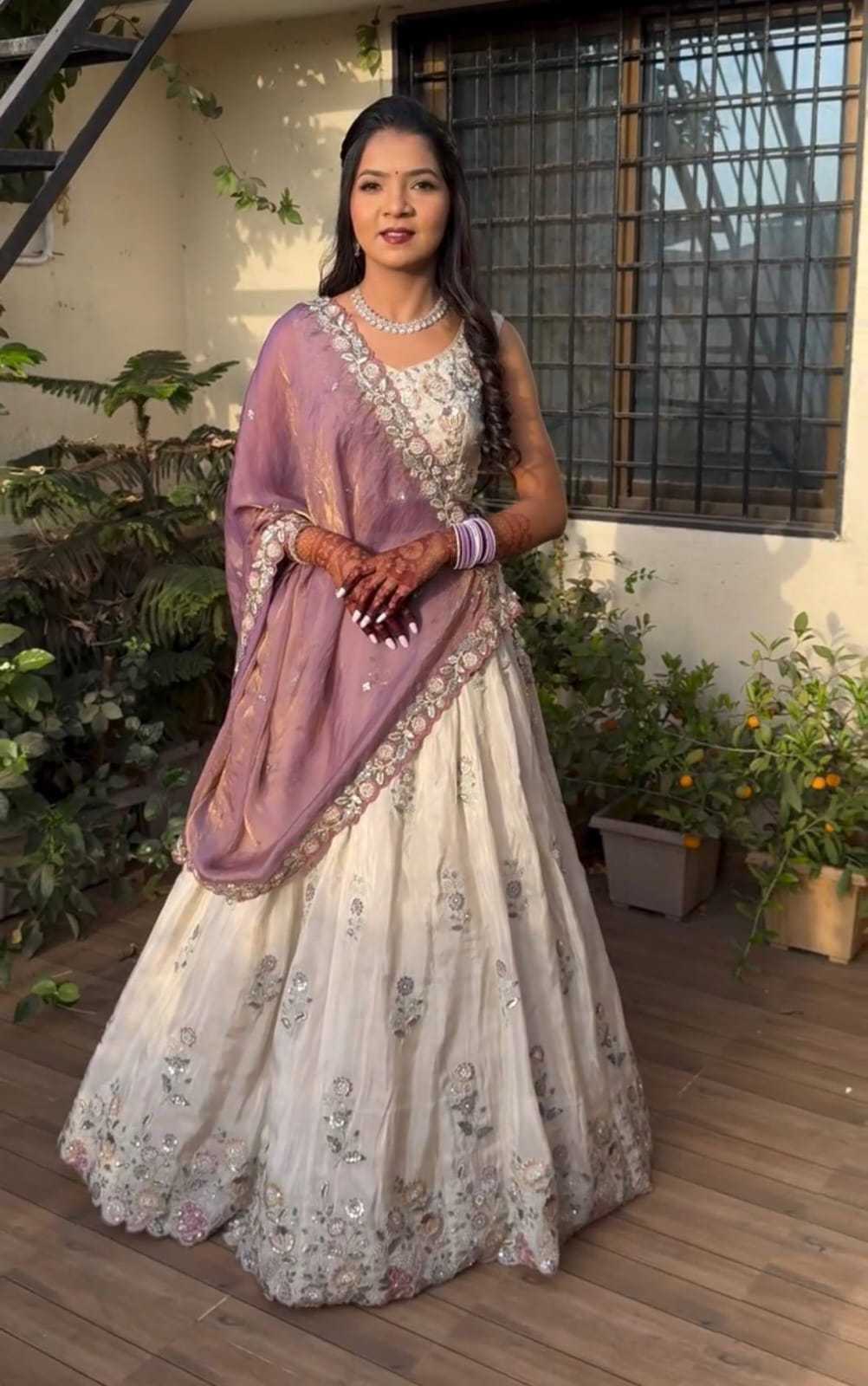 Chinon Embroidered Lehenga