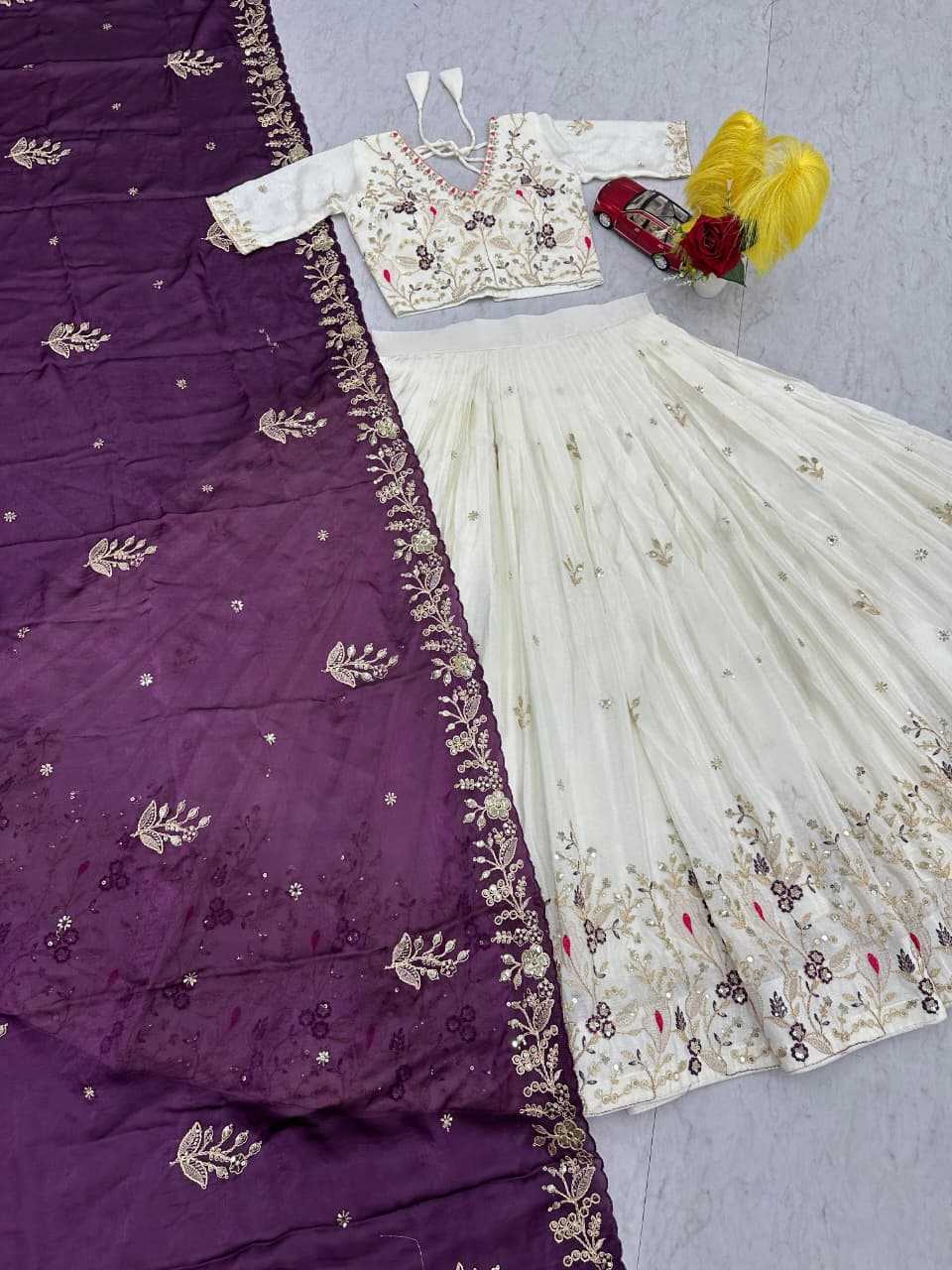 Chinon Embroidered Lehenga