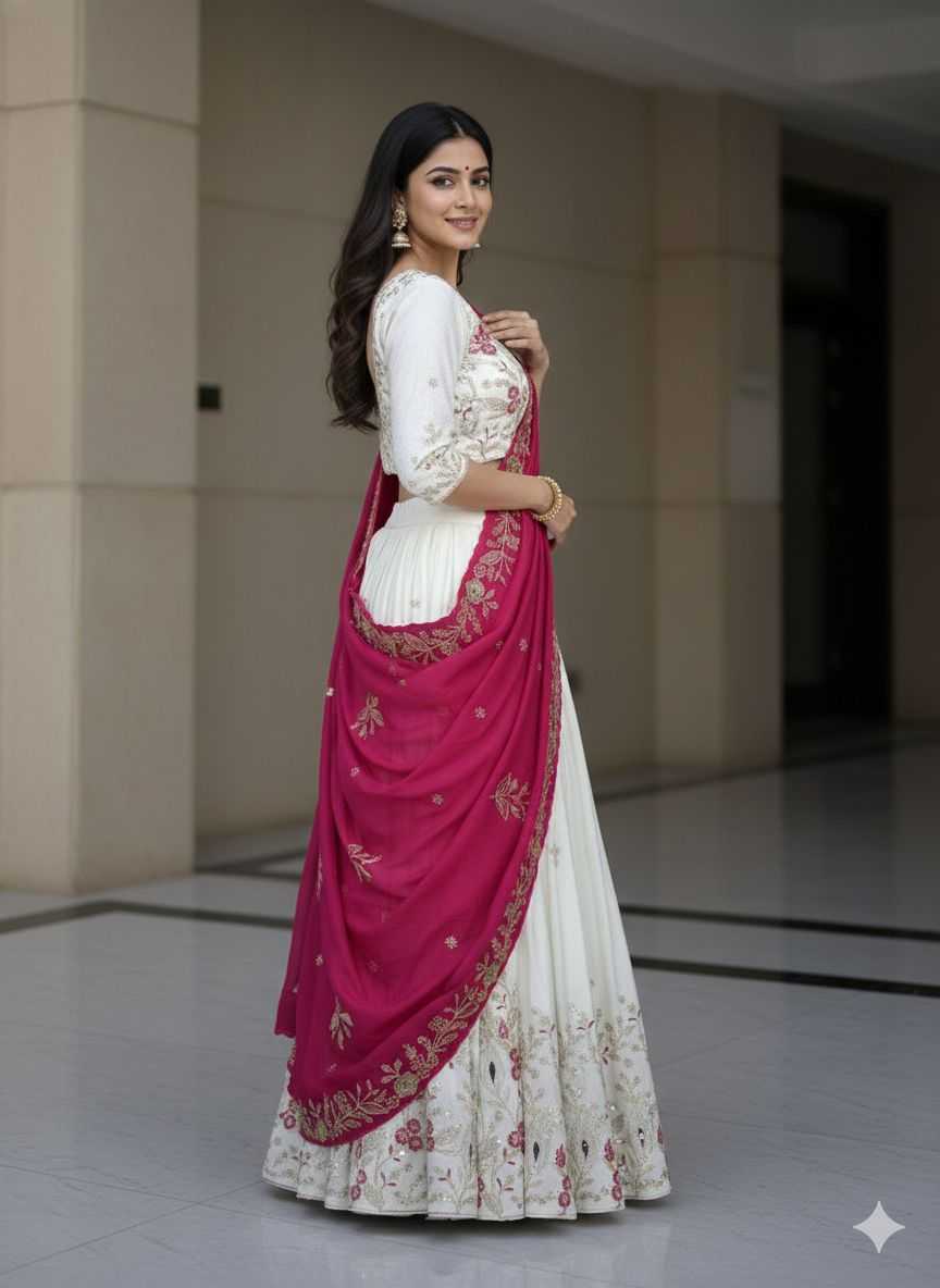 Chinon Embroidered Lehenga