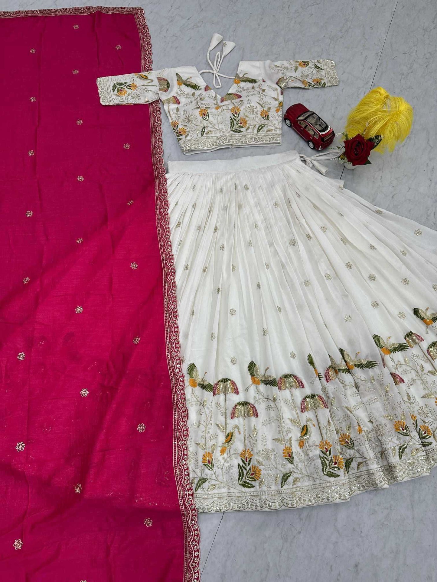Vichitra Silk Lehenga
