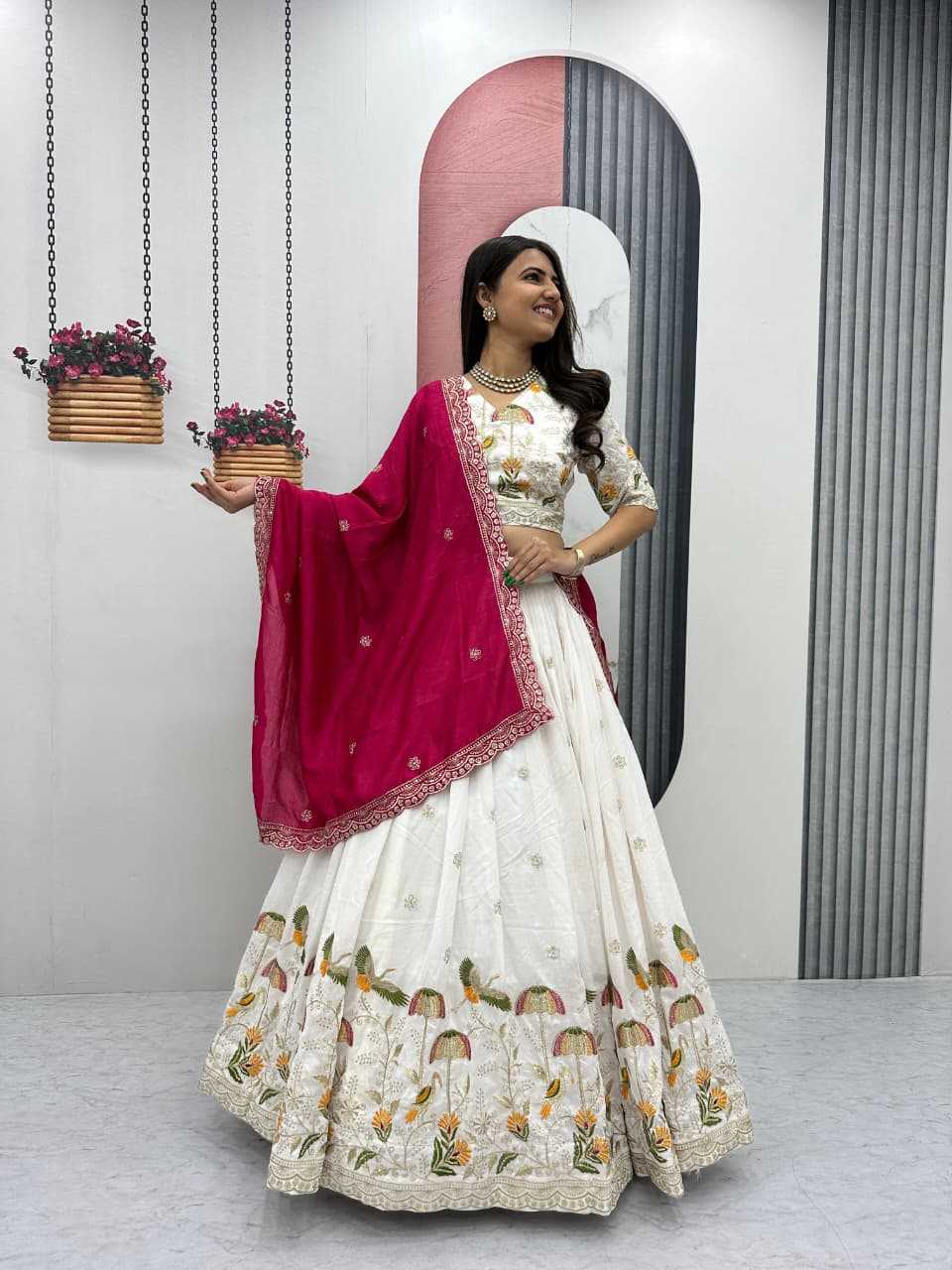 Vichitra Silk Lehenga