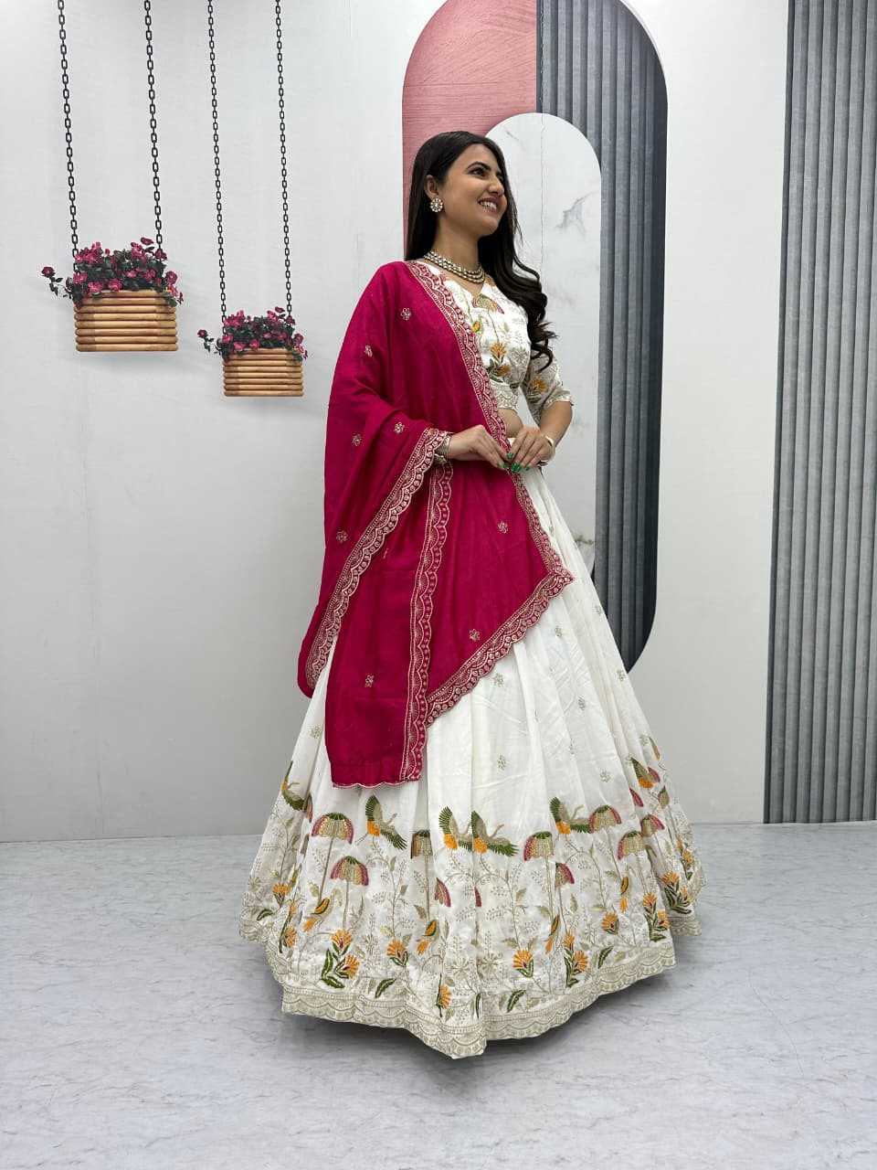 Vichitra Silk Lehenga