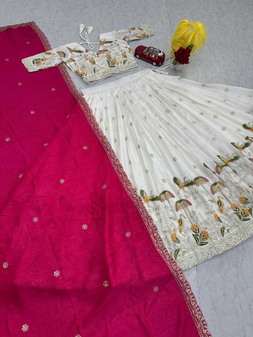 Vichitra Silk Lehenga