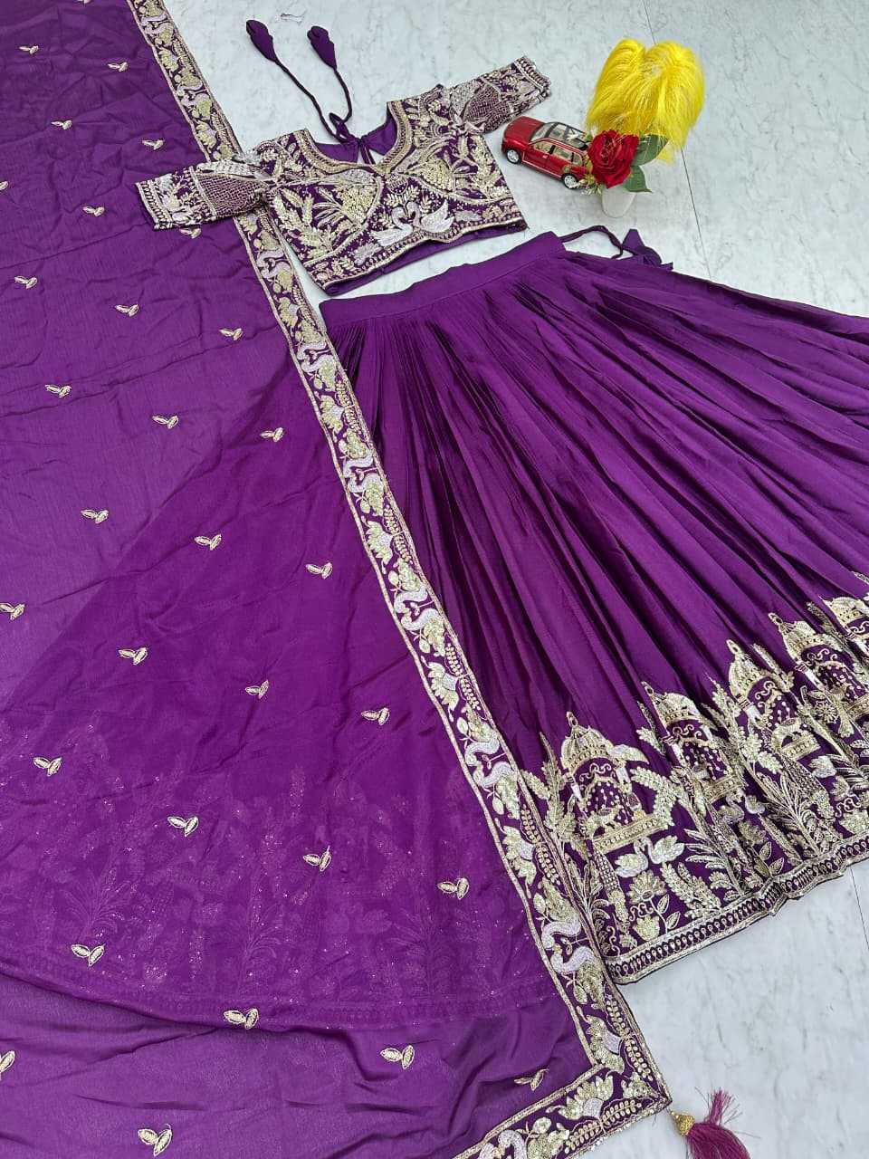 Chinon Embroidered Lehenga
