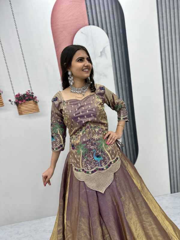 Satin Silk Traditional Lehenga