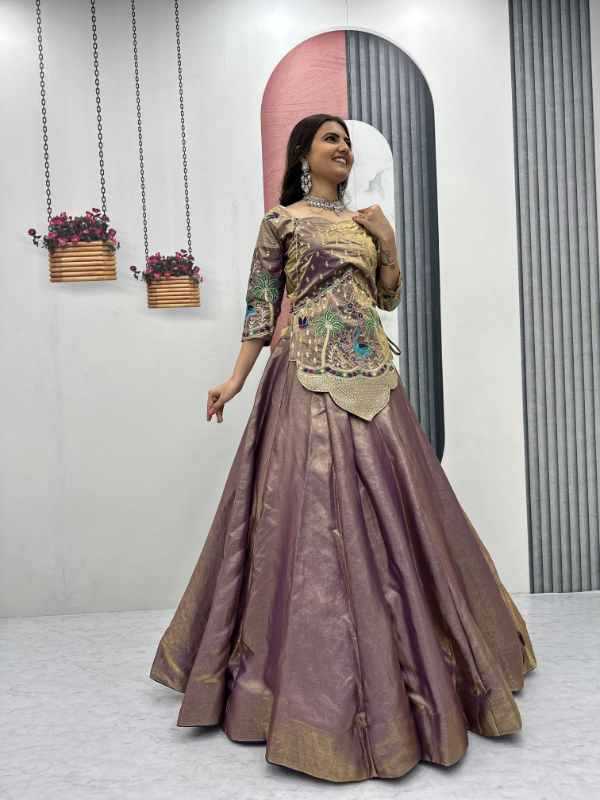 Satin Silk Traditional Lehenga