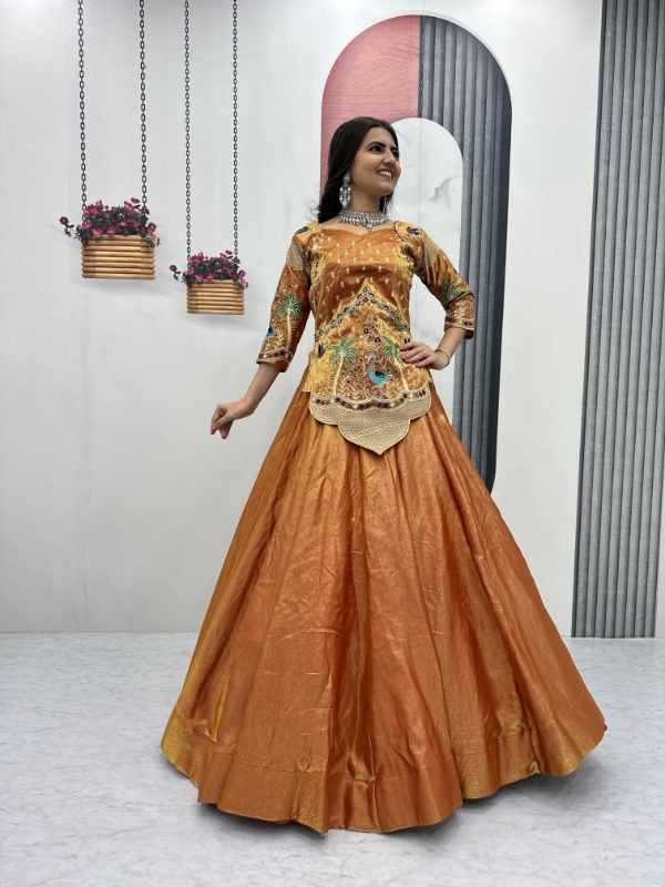 Satin Silk Traditional Lehenga