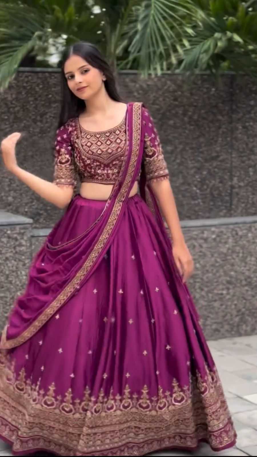 Chinon Embroidered Lehenga