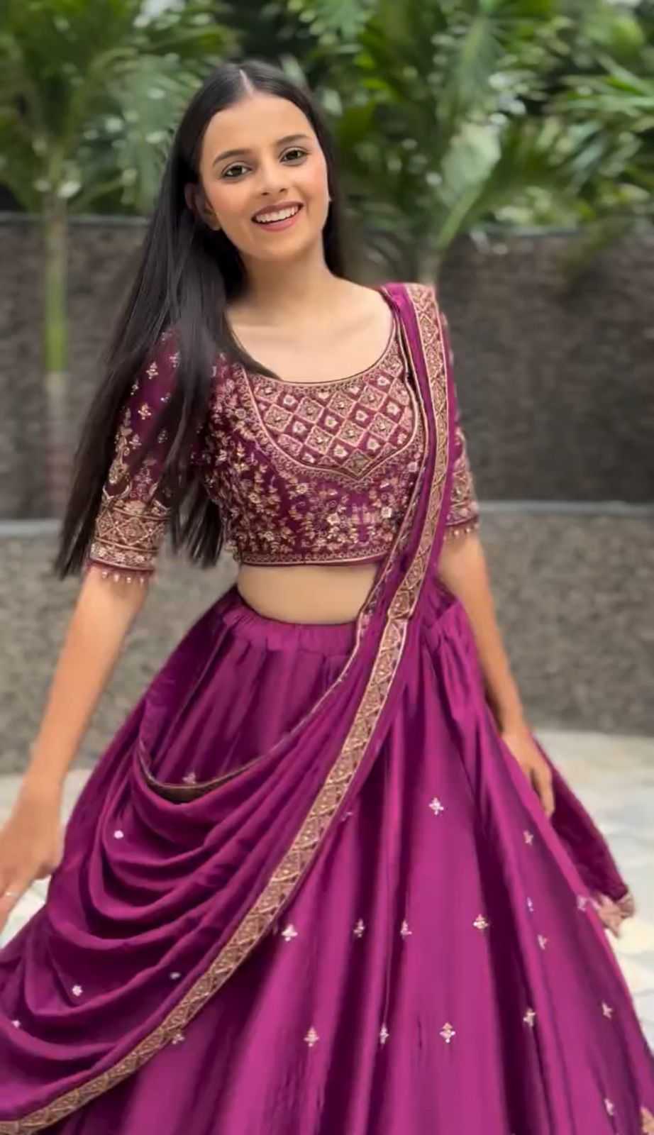 Chinon Embroidered Lehenga
