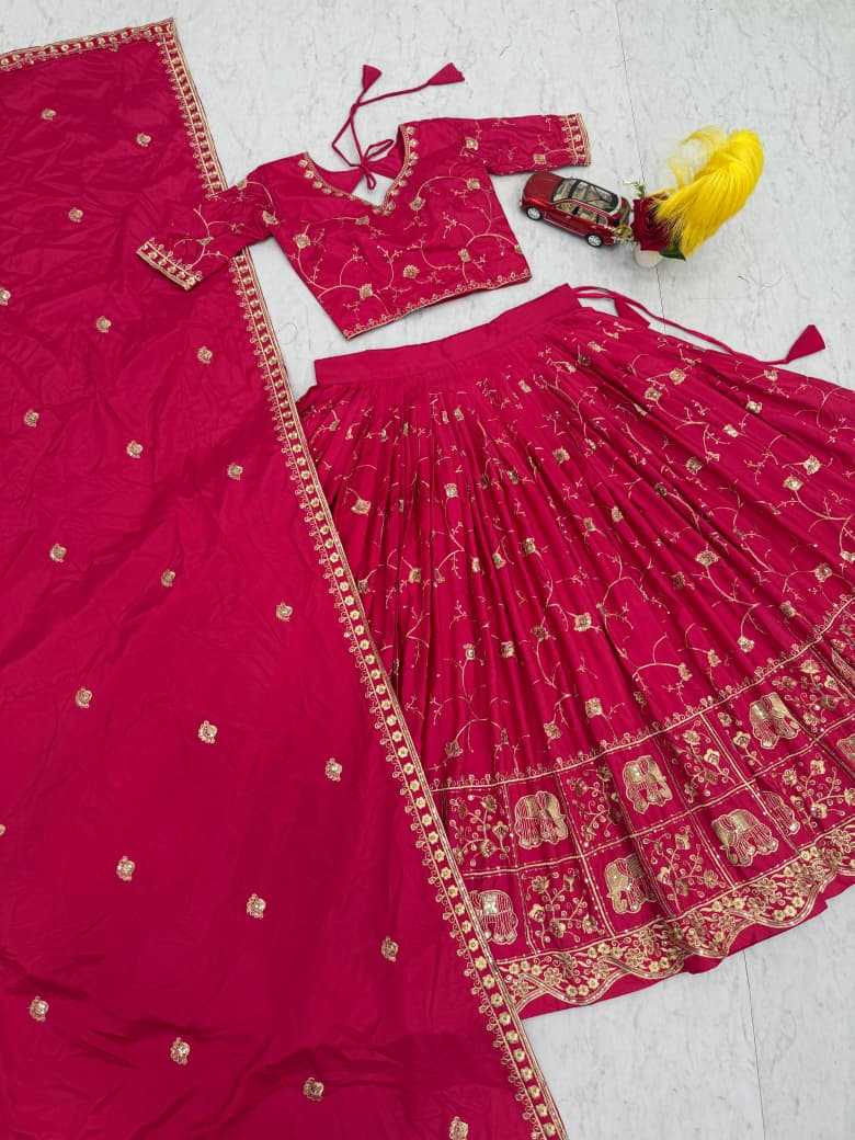 Crepe Silk Lehenga