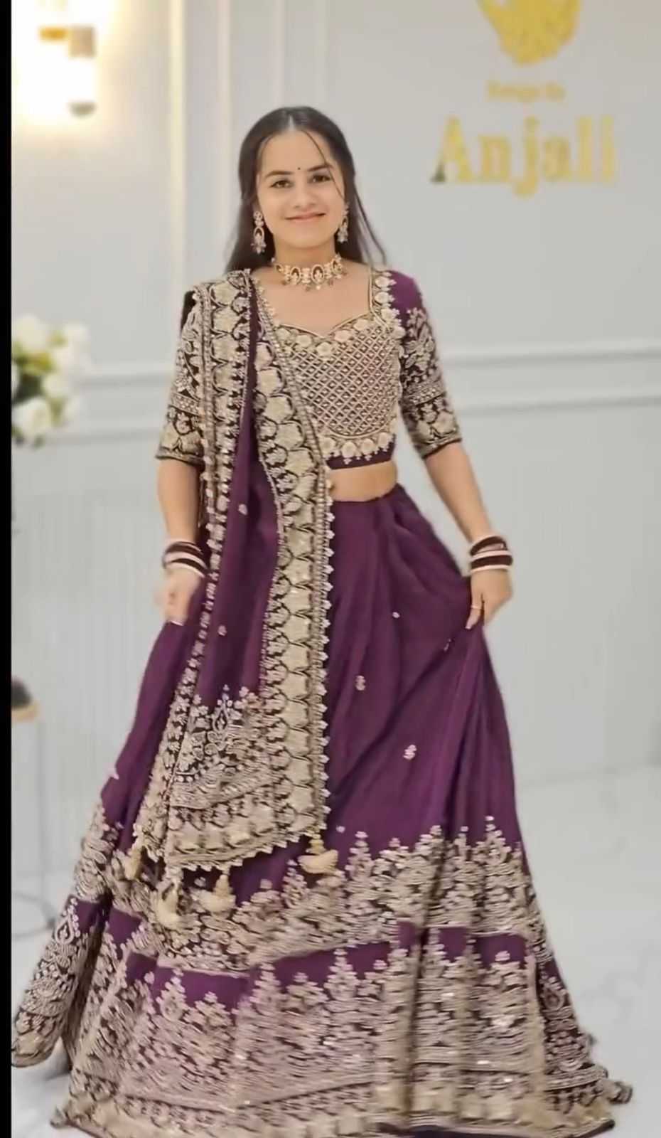 Chinon Embroidered Lehenga