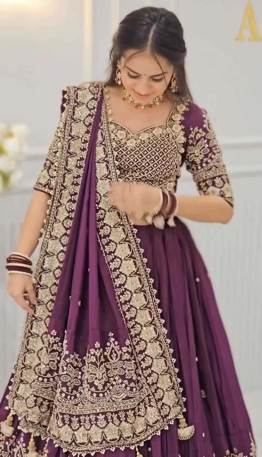 Chinon Embroidered Lehenga