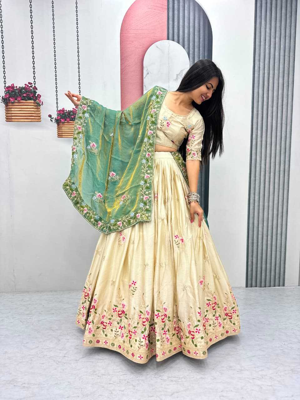 Chinon Designer Lehenga