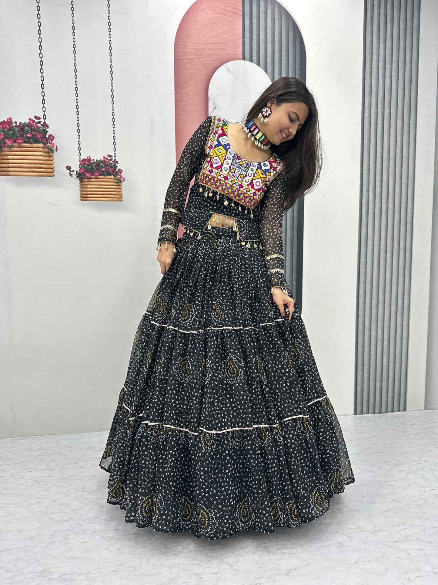 Faux Georgette Designer Lehenga
