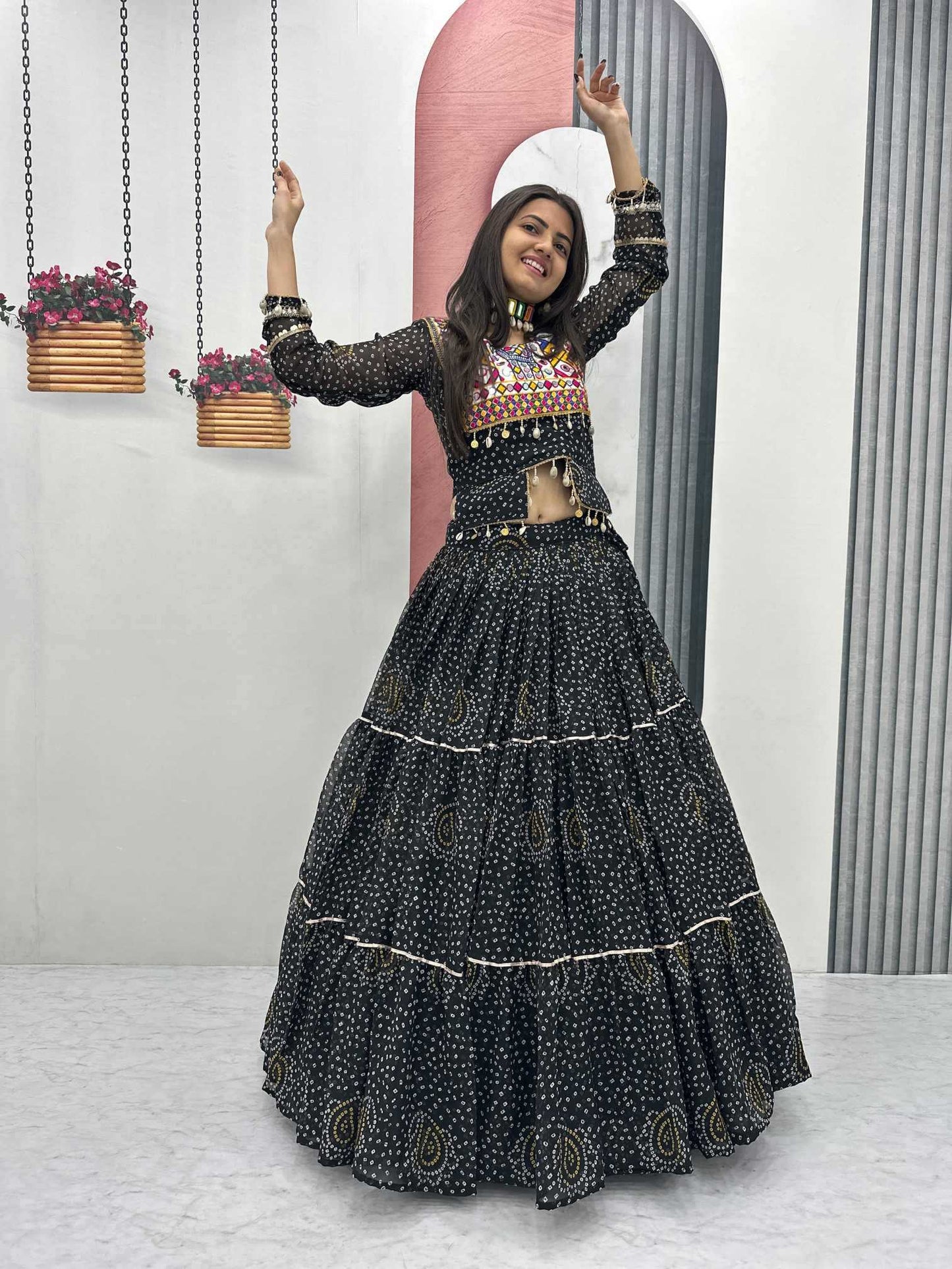 Faux Georgette Designer Lehenga