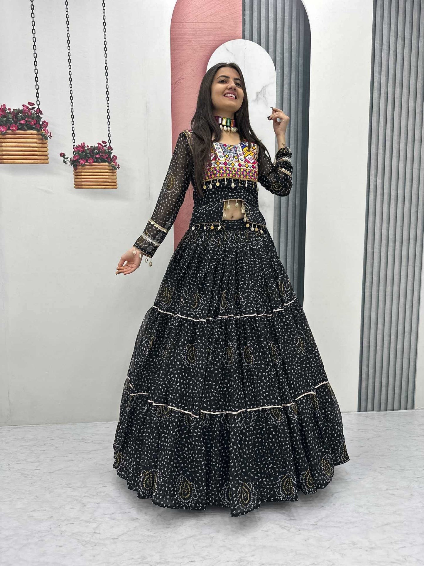 Faux Georgette Designer Lehenga