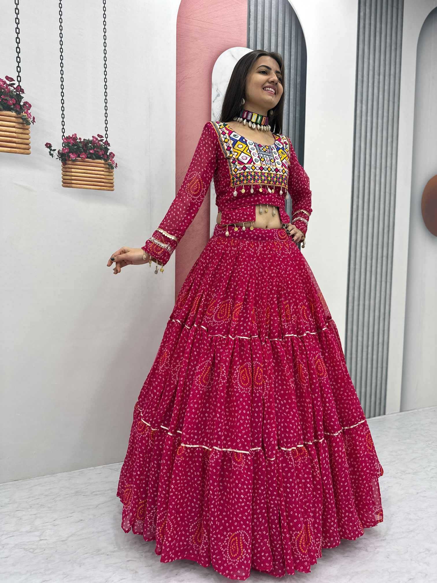 Faux Georgette Designer Lehenga