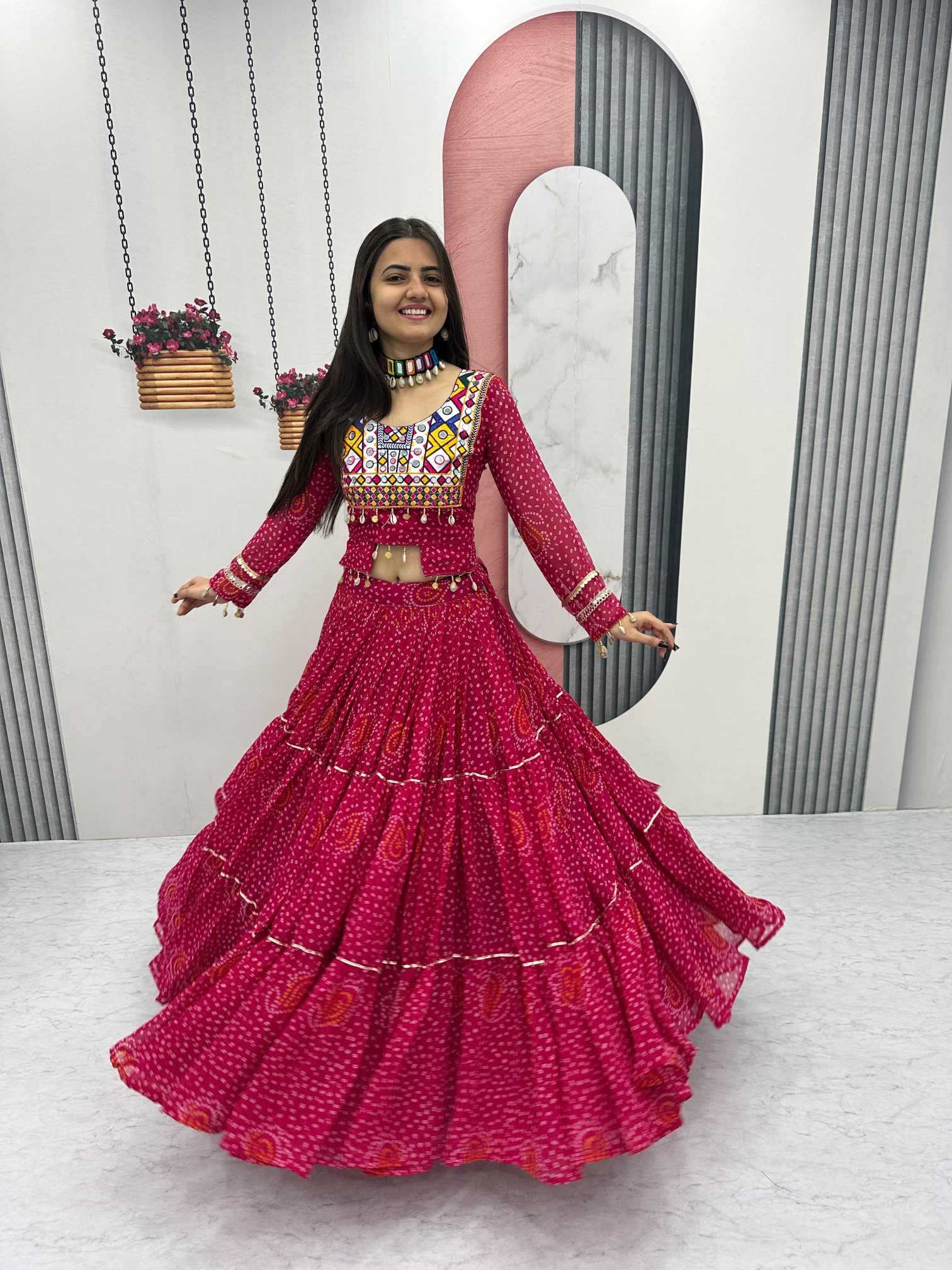 Faux Georgette Designer Lehenga
