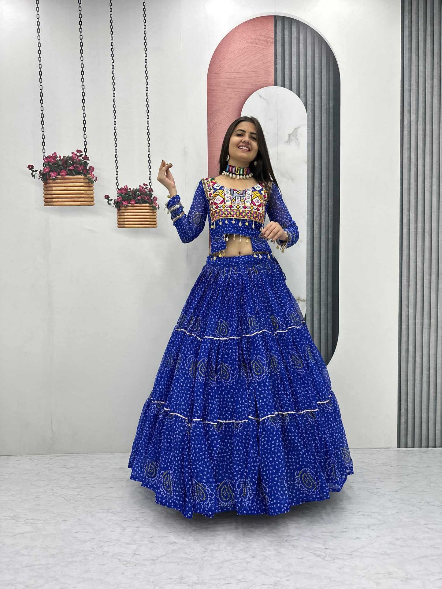 Faux Georgette Designer Lehenga