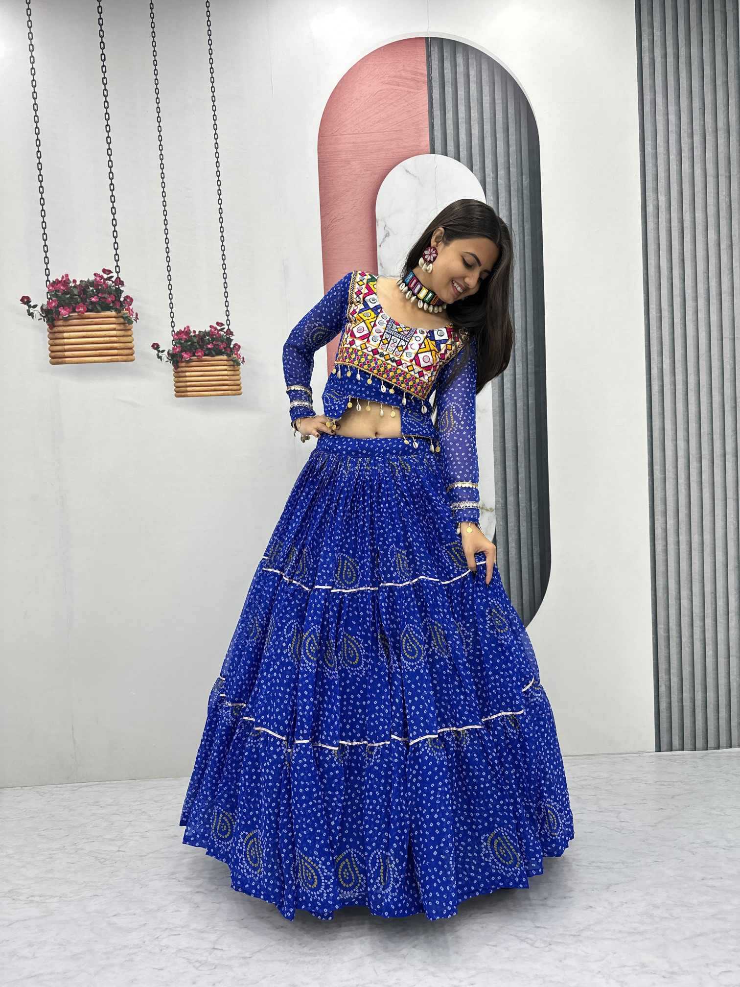 Faux Georgette Designer Lehenga