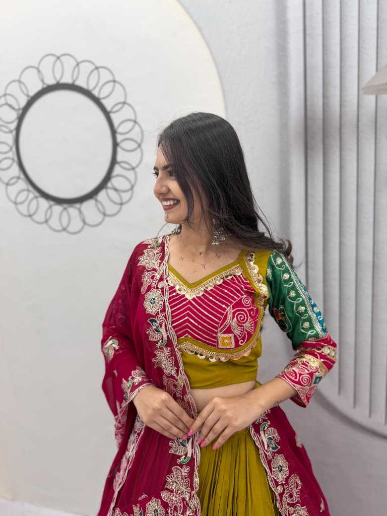 Pure Cotton Embroidered Lehenga