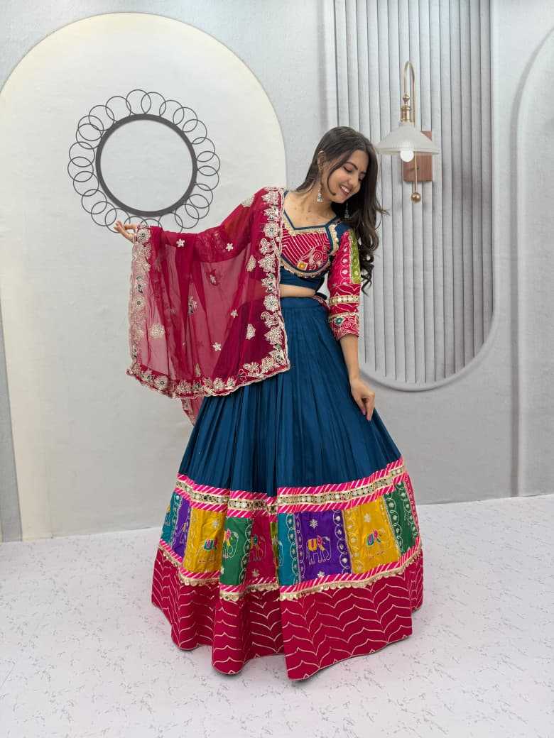 Pure Cotton Embroidered Lehenga
