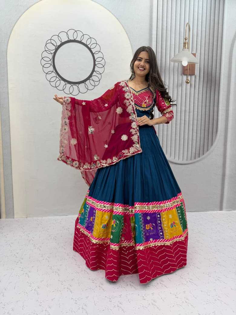Pure Cotton Embroidered Lehenga