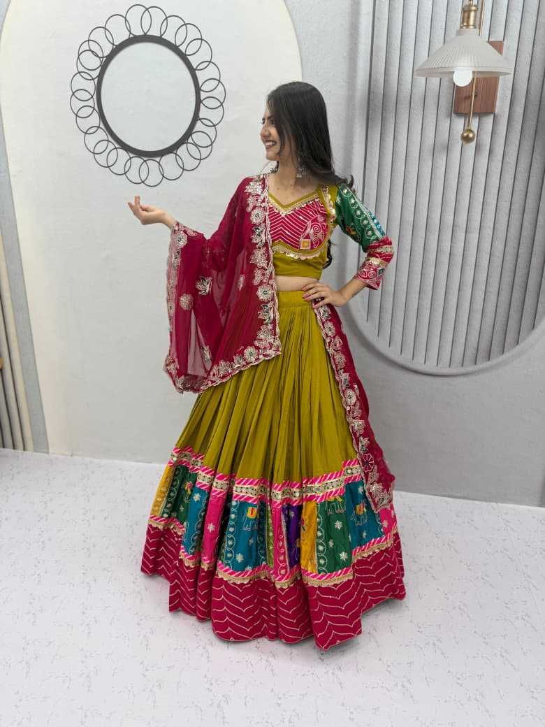 Pure Cotton Embroidered Lehenga