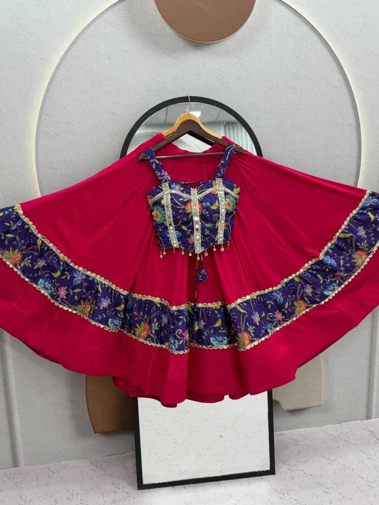 Silk Printed Lehenga
