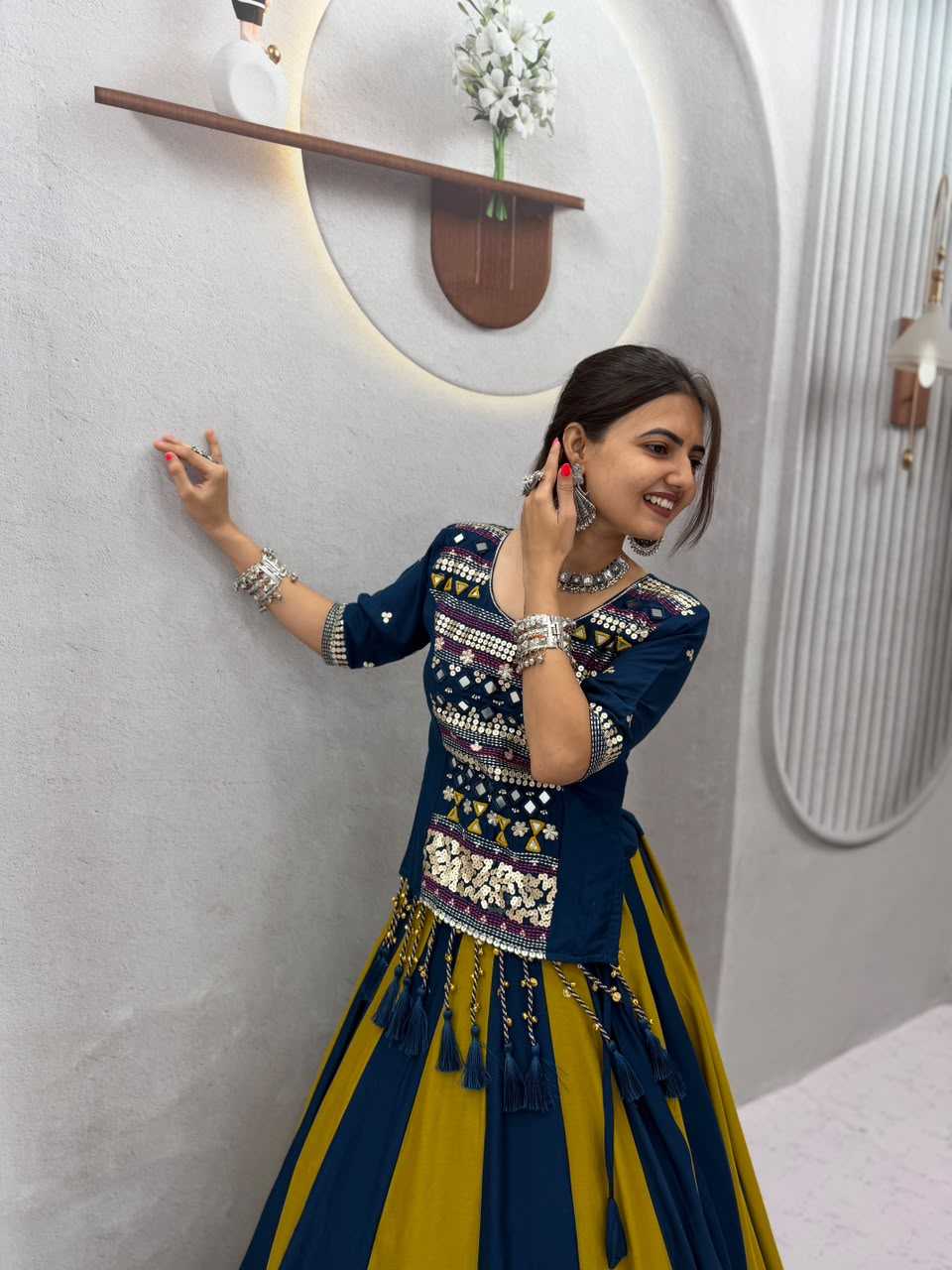 Pure Cotton Traditional Lehenga in Red