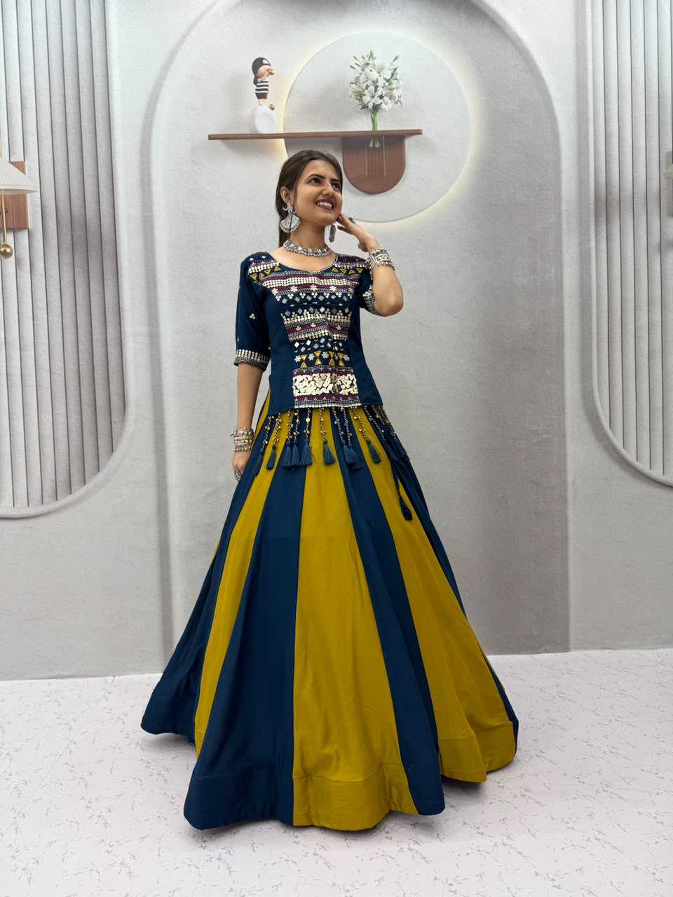 Pure Cotton Traditional Lehenga in Red