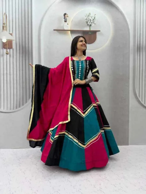 Heavy Roman Silk Celebrity Lehenga