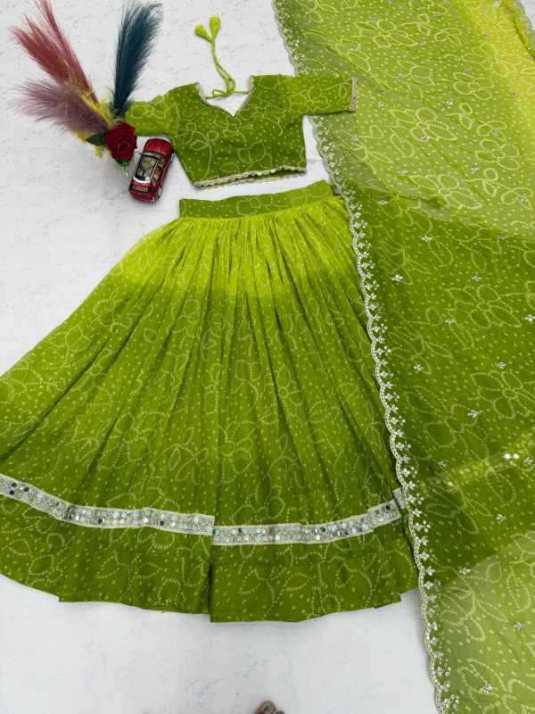 Georgette Traditional Lehenga in Blue