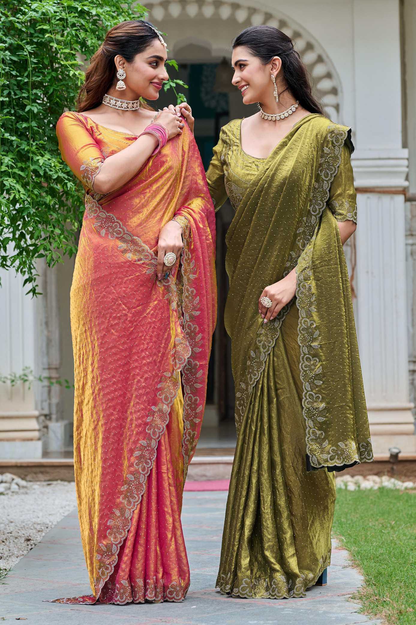 Pure Silk Party Wear Saree
