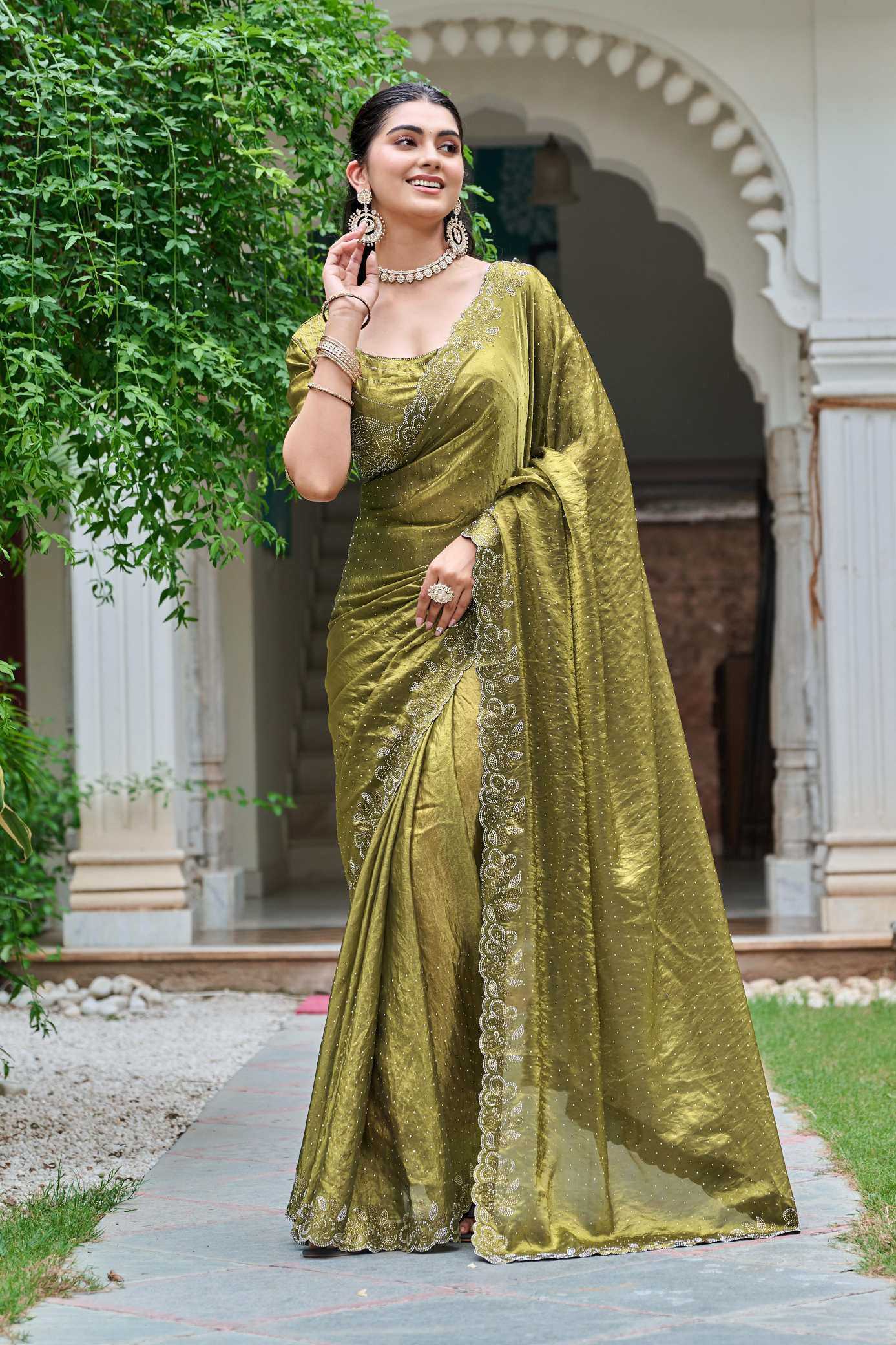 Pure Silk Party Wear Saree