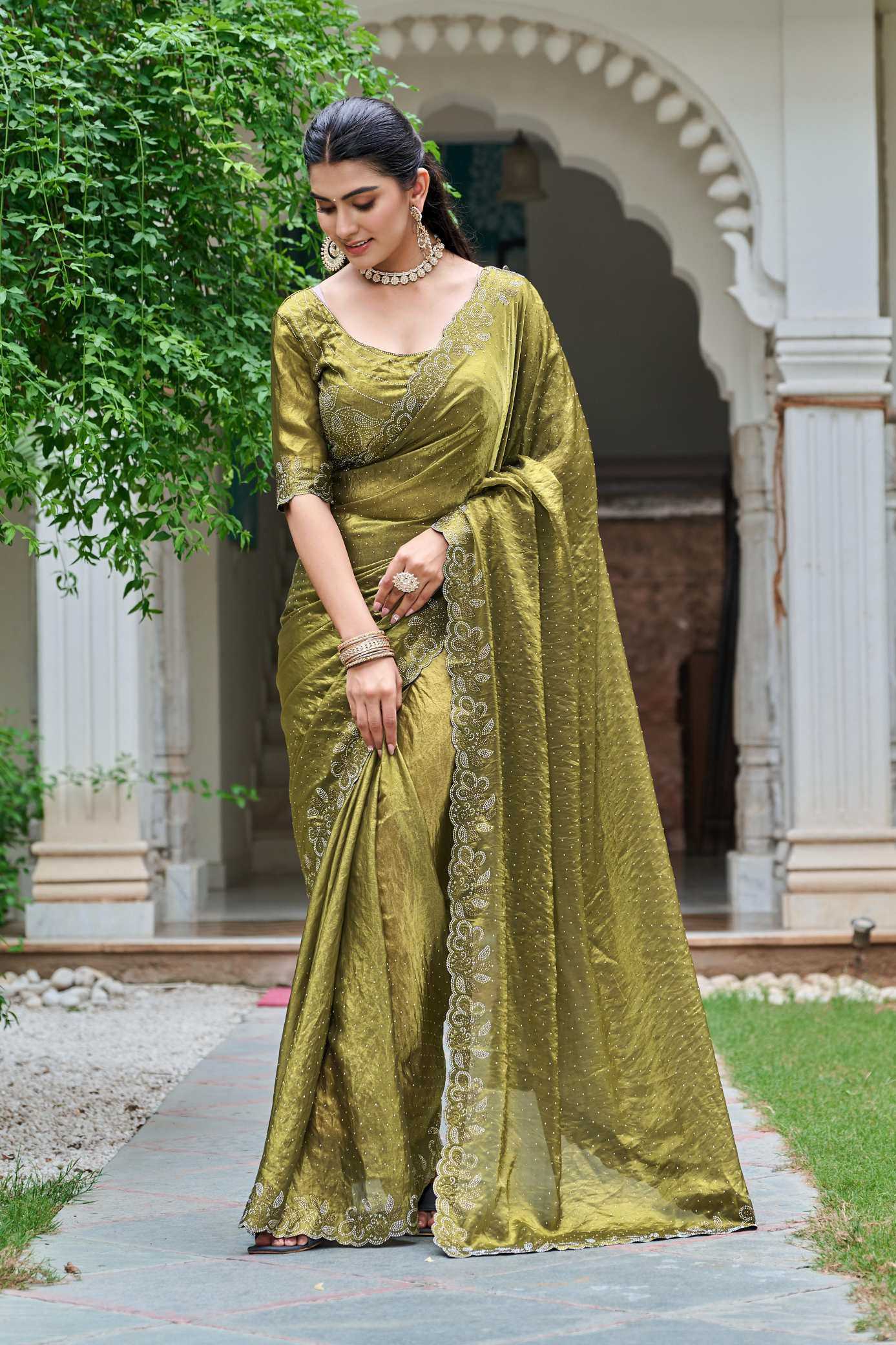 Pure Silk Party Wear Saree