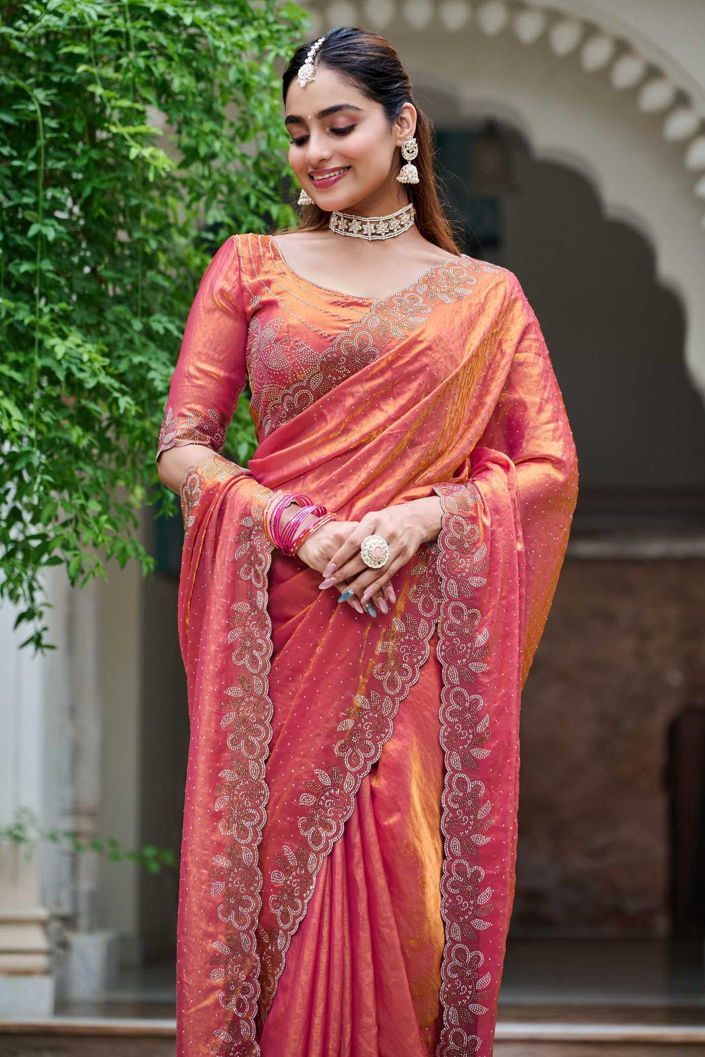 Pure Silk Party Wear Saree